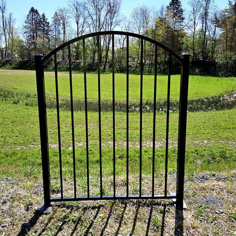 Aluminum Ornamental 48" Arched Gate - R-01 Shoemaker
