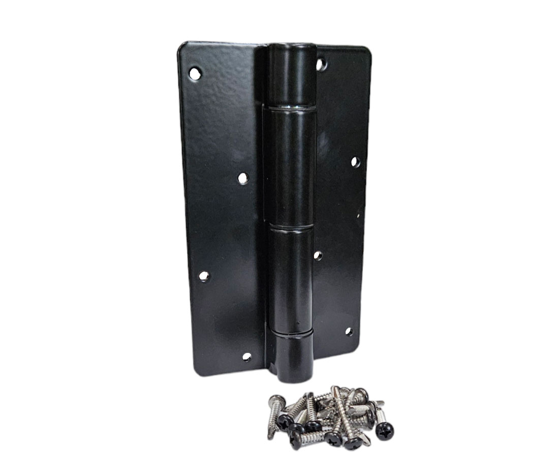 Dennison Supply Self-closing Ornamental Gate Hinge Set