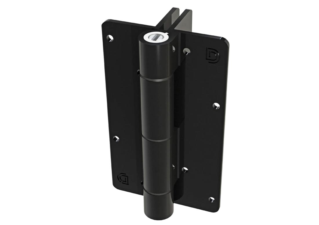 Aluminum Ornamental Self-Closing Gate Hinge Set