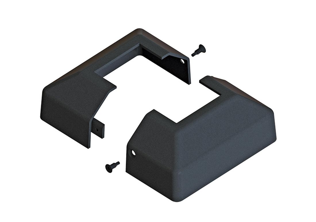 Post Floor Mount 2 pc Cover Plate - 2.5"