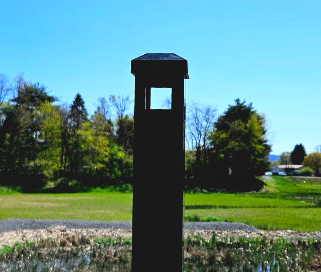 Aluminum Ornamental Line Post - C-03 Colonial