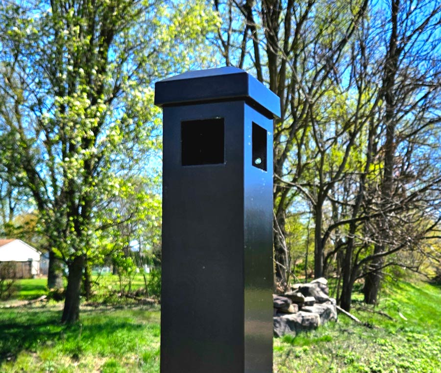 Aluminum Ornamental Corner Post - R-02 Dennison - Bronze