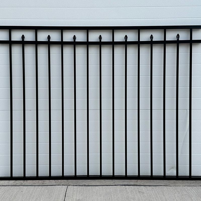Aluminum ornamental section - R-02A Apollo - Black