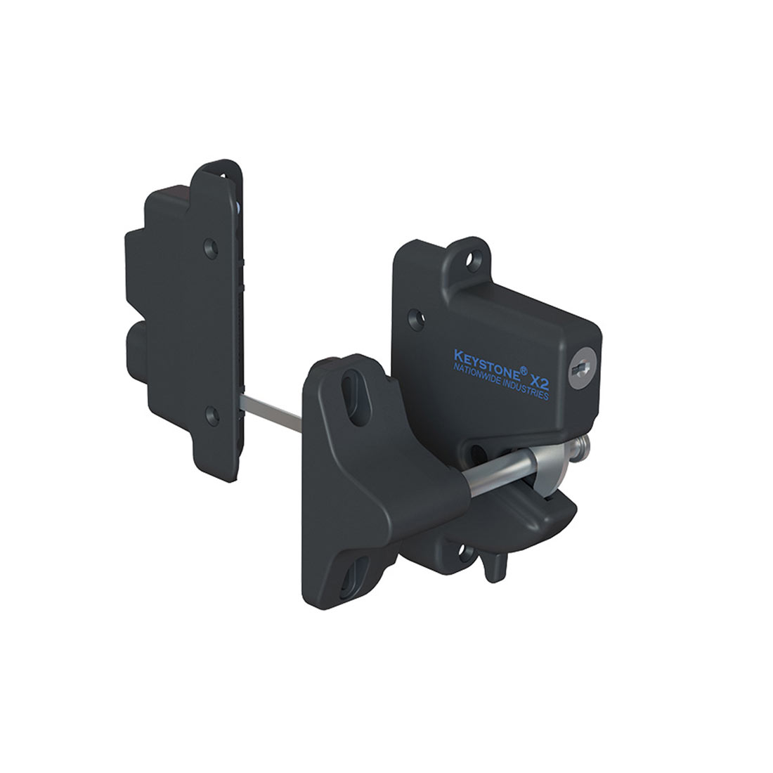 PVC Keystone X-External Mount Gate Latch